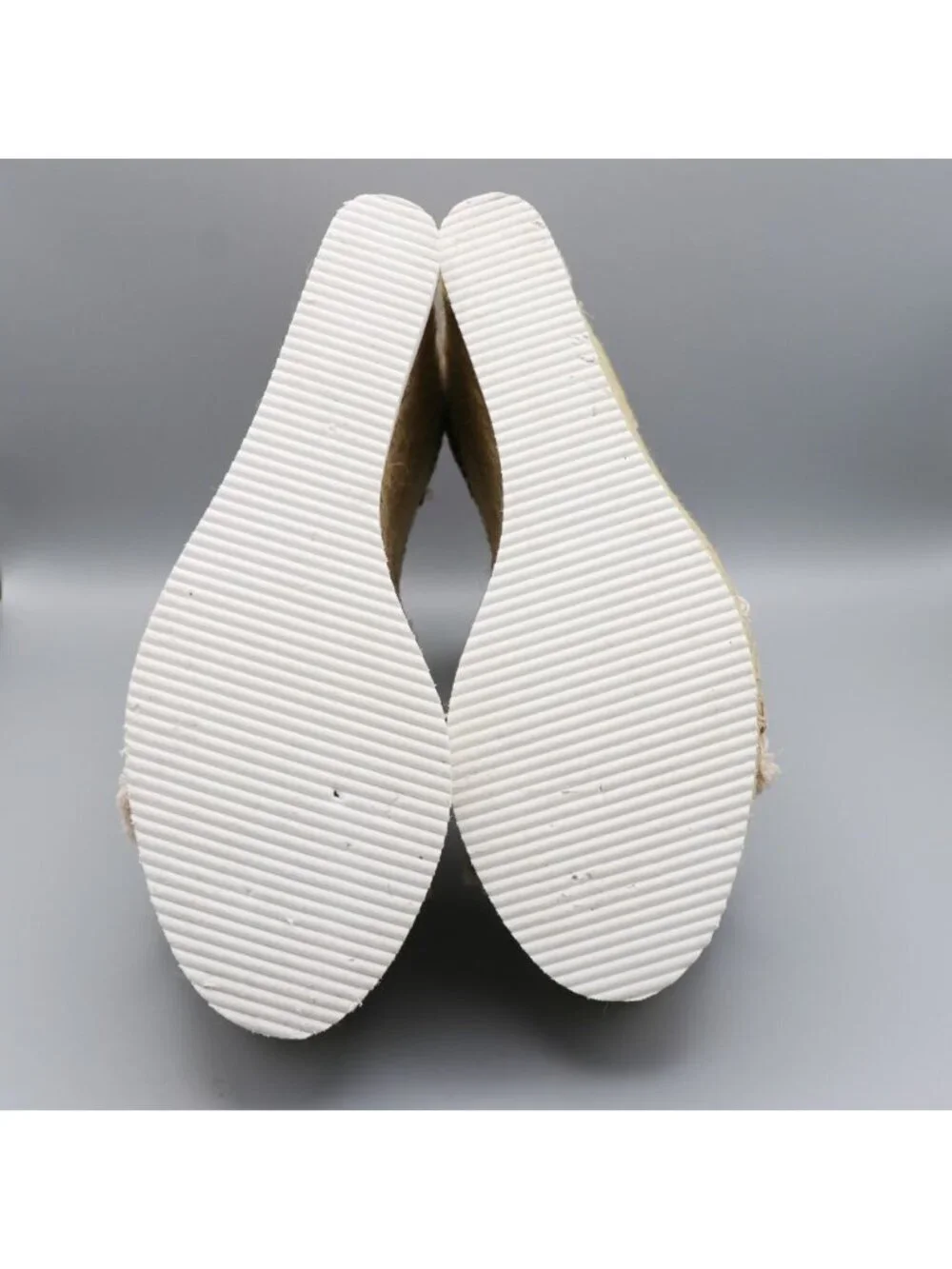 See By Chloé Glyn Frayed Canvas & Leather Espadrille Wedges 39 / US 9